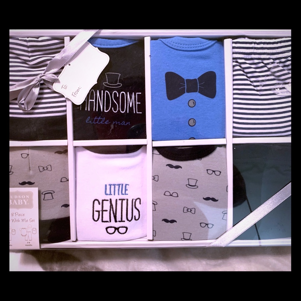 Boxed 8 Piece Baby Boy/Infant Set